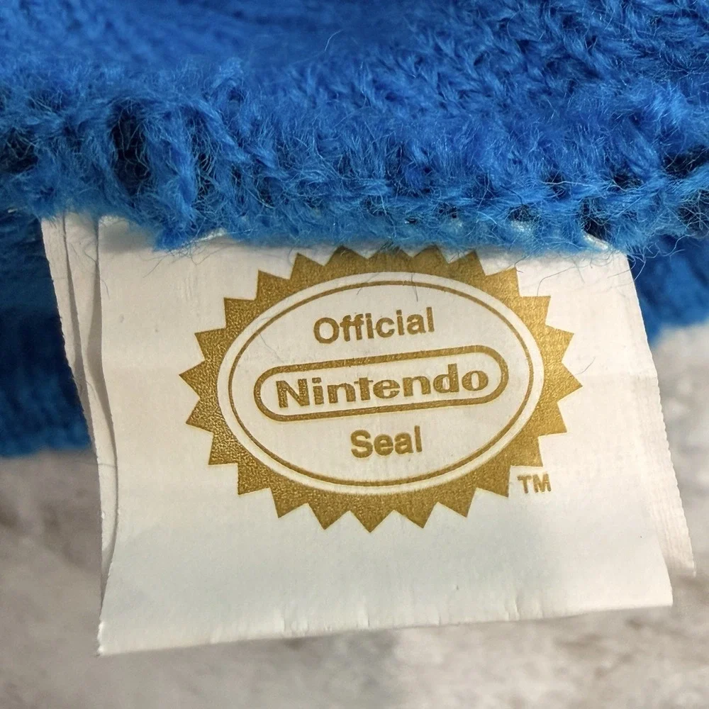 Super Mario Winter Cap Hat Beanie Nintendo Blue Red/2011 Knit One Size YouthB218